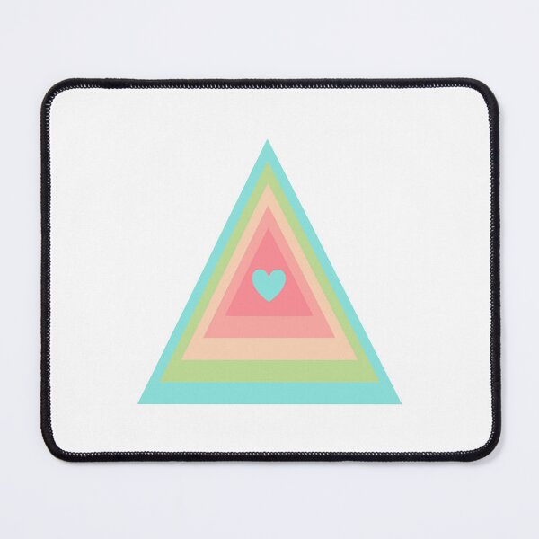 Item preview, Pastel Tones Heart Love Triangle designed and sold by EpicCreation.