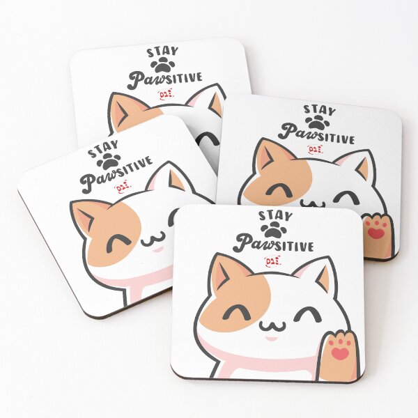 Item preview, Stay Pawsitive: Feline Wisdom for the Heart / RoYuMi designed and sold by royumi.