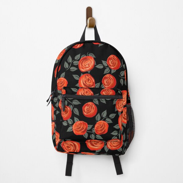Item preview, Painted red roses on a black background designed and sold by FlowerandDesing.