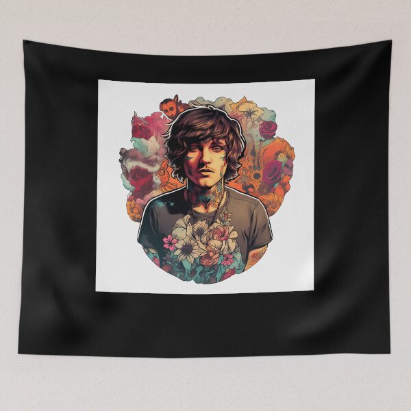 Item preview, Bring me the Horizon - Oli Sykes Flower designed and sold by MichelleGumbie.