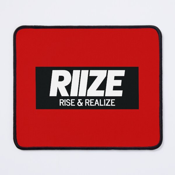 Item preview, RIIZE - RISE & REALIZE Debut Logo (White) | Kpop Merch Gift for Fans designed and sold by Wishful Thinking.