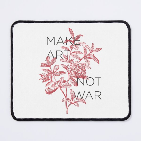 Item preview, Make Art Not War designed and sold by NerdyBerlin.