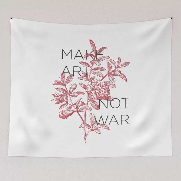 Item preview, Make Art Not War designed and sold by NerdyBerlin.