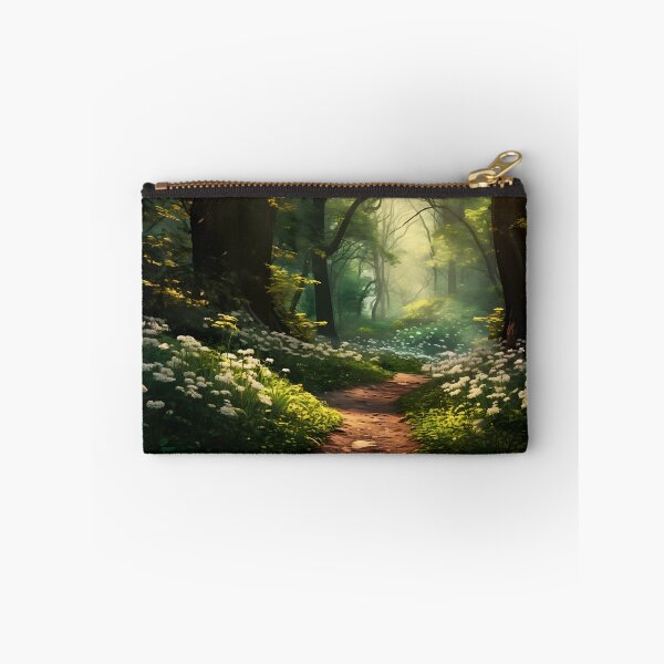 Item preview, Image of a summer morning in the forest in the style of an oil painting designed and sold by Pflugart.