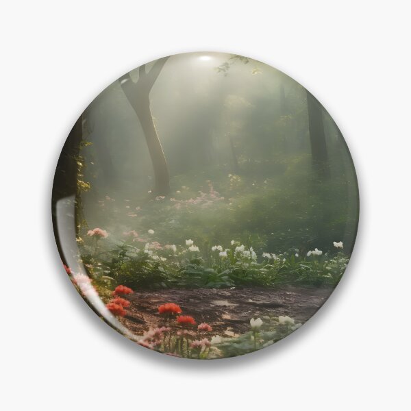 Item preview, Image of a summer morning in the forest in the style of an oil painting designed and sold by Pflugart.
