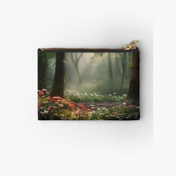 Item preview, Image of a summer morning in the forest in the style of an oil painting designed and sold by Pflugart.