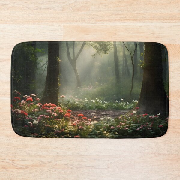 Item preview, Image of a summer morning in the forest in the style of an oil painting designed and sold by Pflugart.