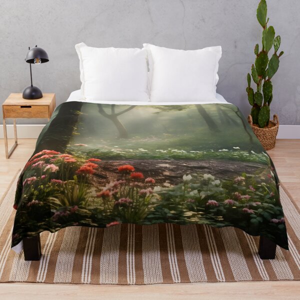 Item preview, Image of a summer morning in the forest in the style of an oil painting designed and sold by Pflugart.