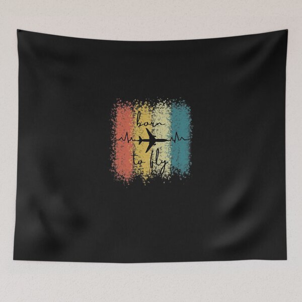 Item preview, Born to Fly, Airplane Static  Funny Pilot  designed and sold by StephanieHenry1.