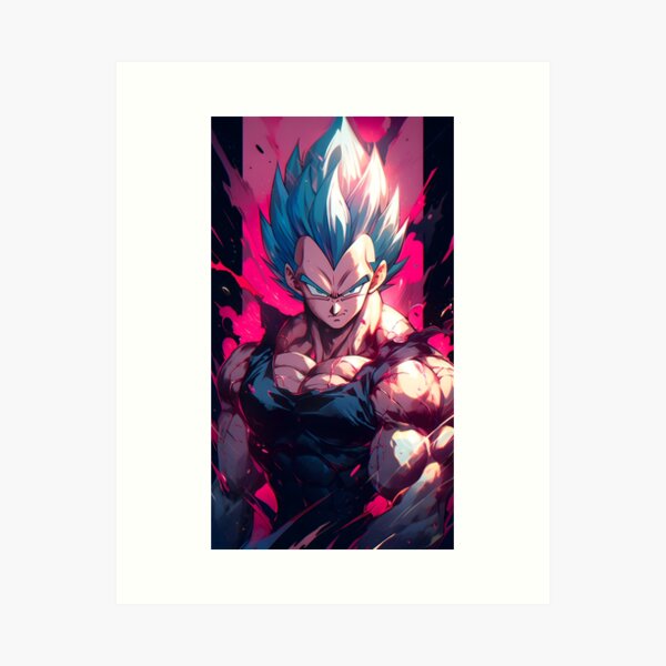 Quadro Poster C.moldura Anime Manga Dragon Ball Vegeta