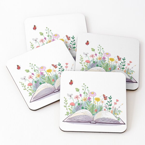 Item preview, Floral Book Reading designed and sold by KD Merch.