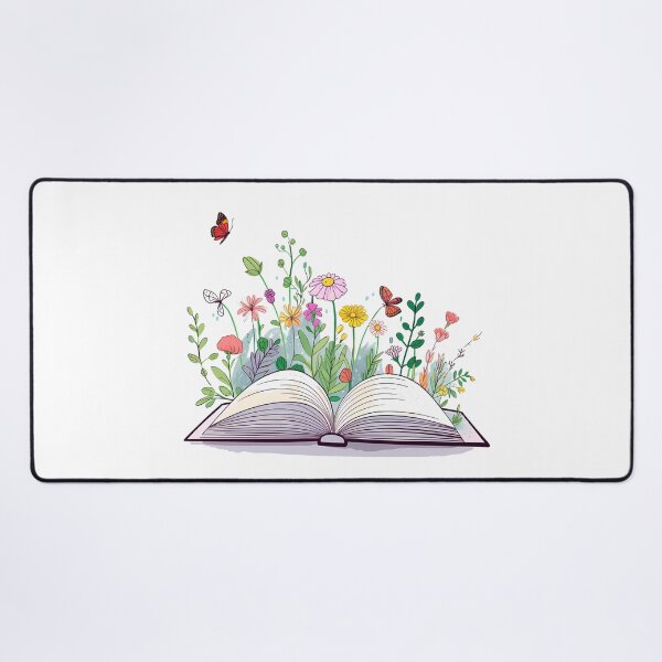 Item preview, Floral Book Reading designed and sold by KD Merch.