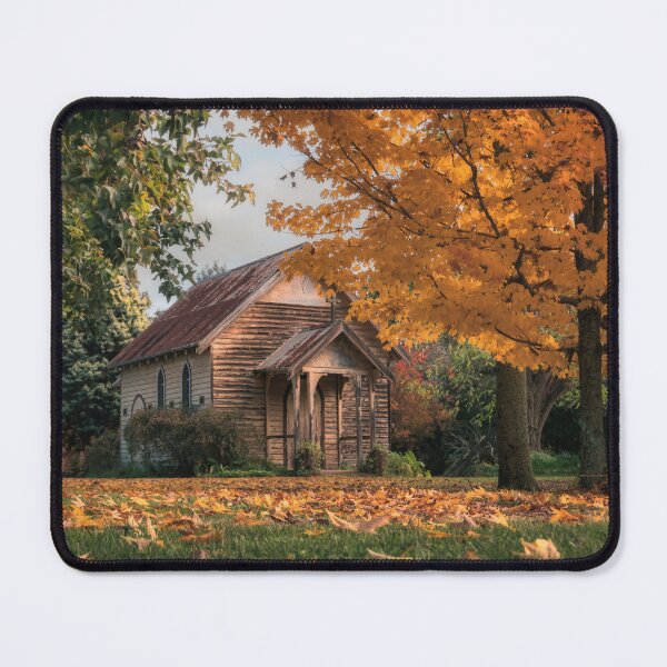 Item preview, Church at Eurobin at peak autumn designed and sold by brightmystic.