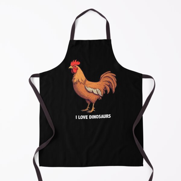 Item preview, I Love Dinosaurs - Even Though I'm Chicken - Funny Dinosaur designed and sold by goldentusk.