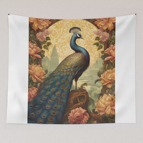 Item preview, Peacock Exhibition William Morris Alternative 2 designed and sold by tierinadean.
