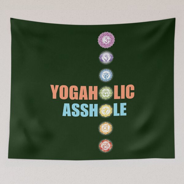 Item preview, Yogaholic asshole designed and sold by SidTastic .