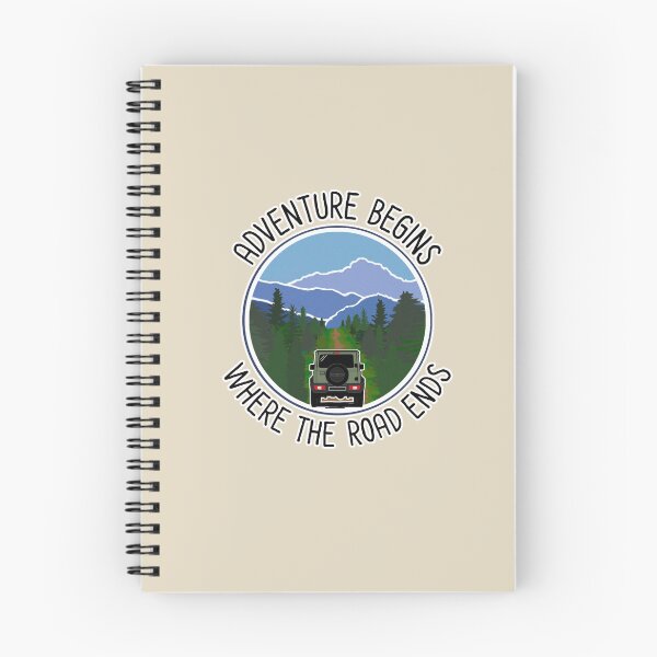 Item preview, Adventure Begins Where The Road Ends ~ Jungle Green designed and sold by ZookiniYellow.