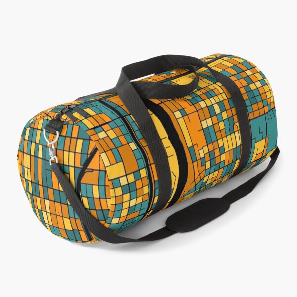 Item preview, Minneapolis Map Pattern in Orange & Teal designed and sold by PatternMaps.