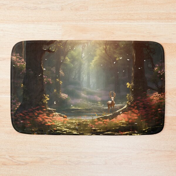 Item preview, Image of a summer morning in the forest in the style of an oil painting designed and sold by Pflugart.