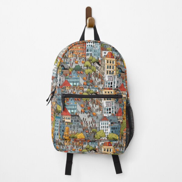 Item preview, City streets pattern designed and sold by Lexa Pix.