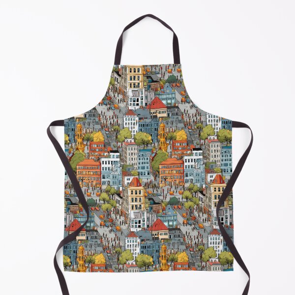 Item preview, City streets pattern designed and sold by Lexa Pix.