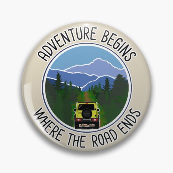 Item preview, Adventure Begins Where The Road Ends ~ Kinetic Yellow  designed and sold by ZookiniYellow.