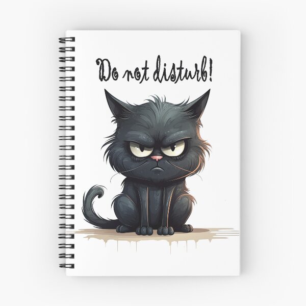 Item preview, Black Cat Meme - Do not disturb designed and sold by Puristock.
