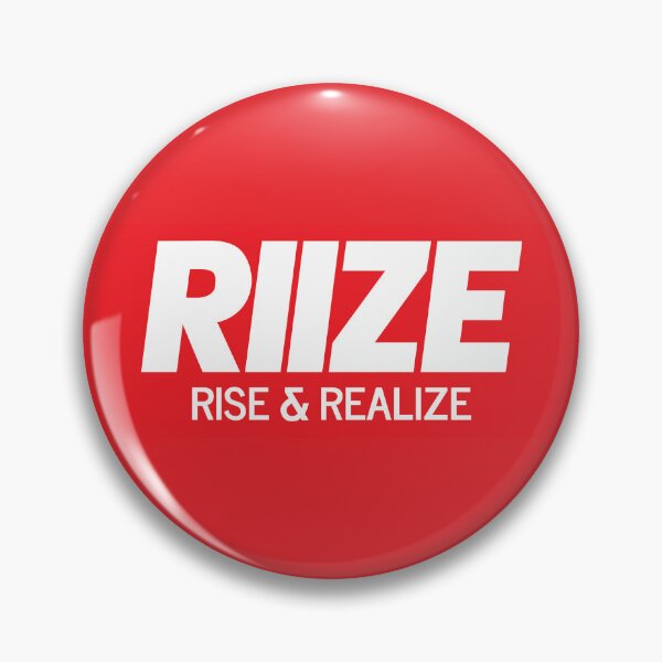 Item preview, RIIZE - RISE & REALIZE Debut Logo (Red) | Kpop Merch Gift for Fans designed and sold by Wishful Thinking.