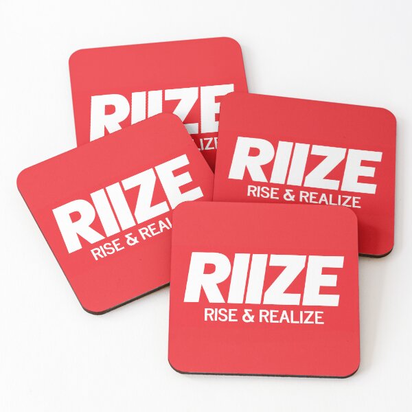 Item preview, RIIZE - RISE & REALIZE Debut Logo (Red) | Kpop Merch Gift for Fans designed and sold by Wishful Thinking.