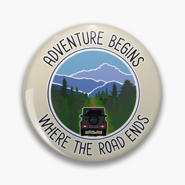 Item preview, Adventure Begins Where The Road Ends ~ Bluish Black  designed and sold by ZookiniYellow.
