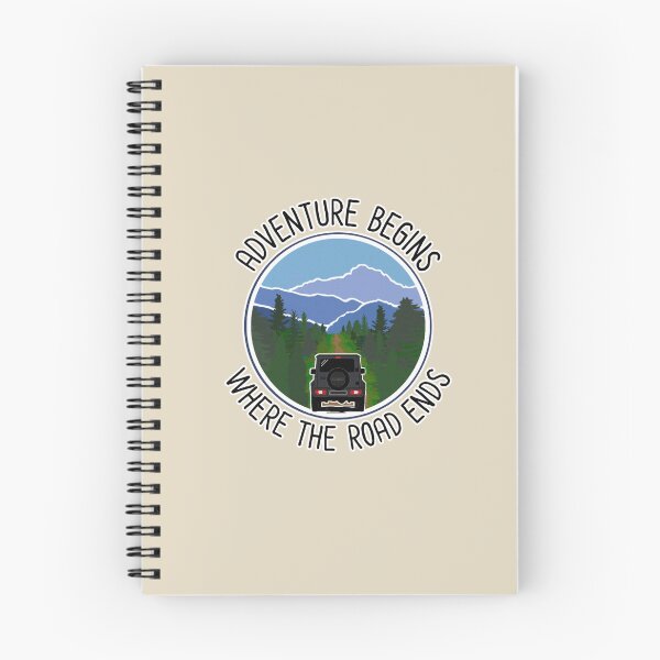 Item preview, Adventure Begins Where The Road Ends ~ Bluish Black  designed and sold by ZookiniYellow.