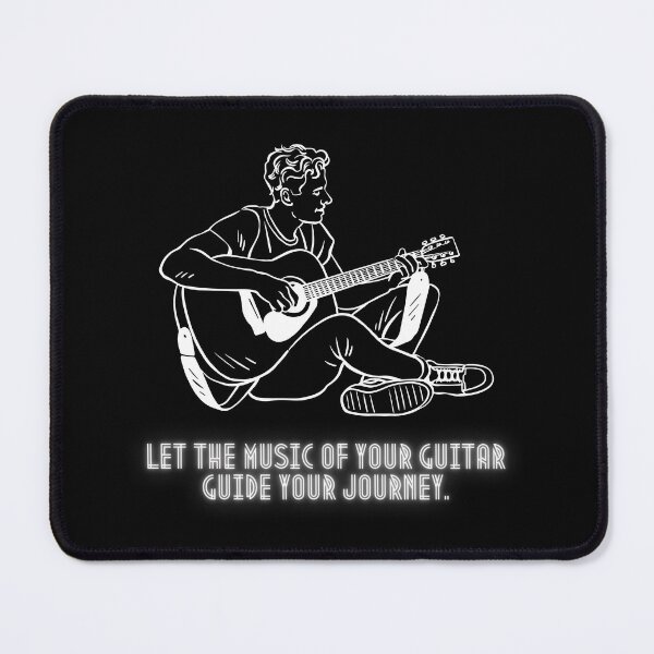 Item preview, Man with Guitar Black and White designed and sold by Navuniverse.