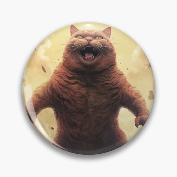 Item preview, Vintage Catzilla Cat designed and sold by Ujourney.