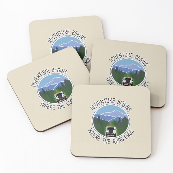 Item preview, Adventure Begins Where The Road Ends ~ Superior White  designed and sold by ZookiniYellow.