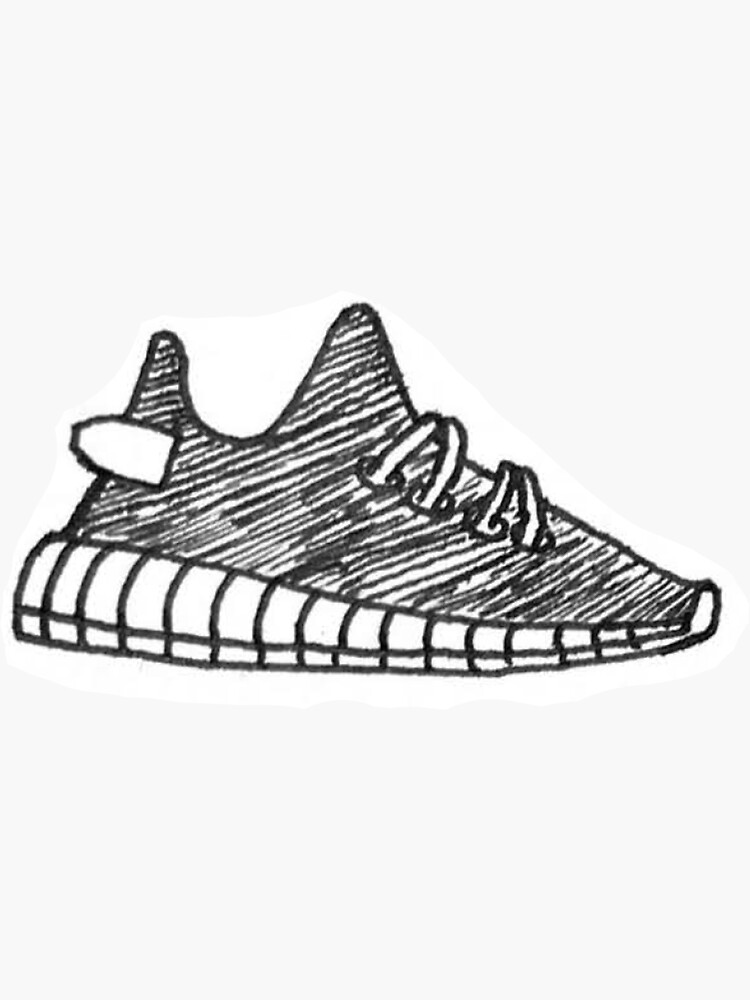 Yeezy 750 Outline Yeezy Boost Doodle Shoe