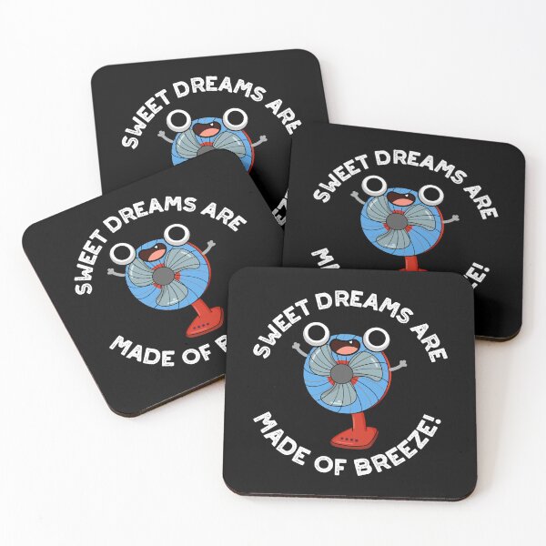 Item preview, Sweet Dreams Are Made of Breeze Funny Fan Puns (Dark BG) designed and sold by punnybone.