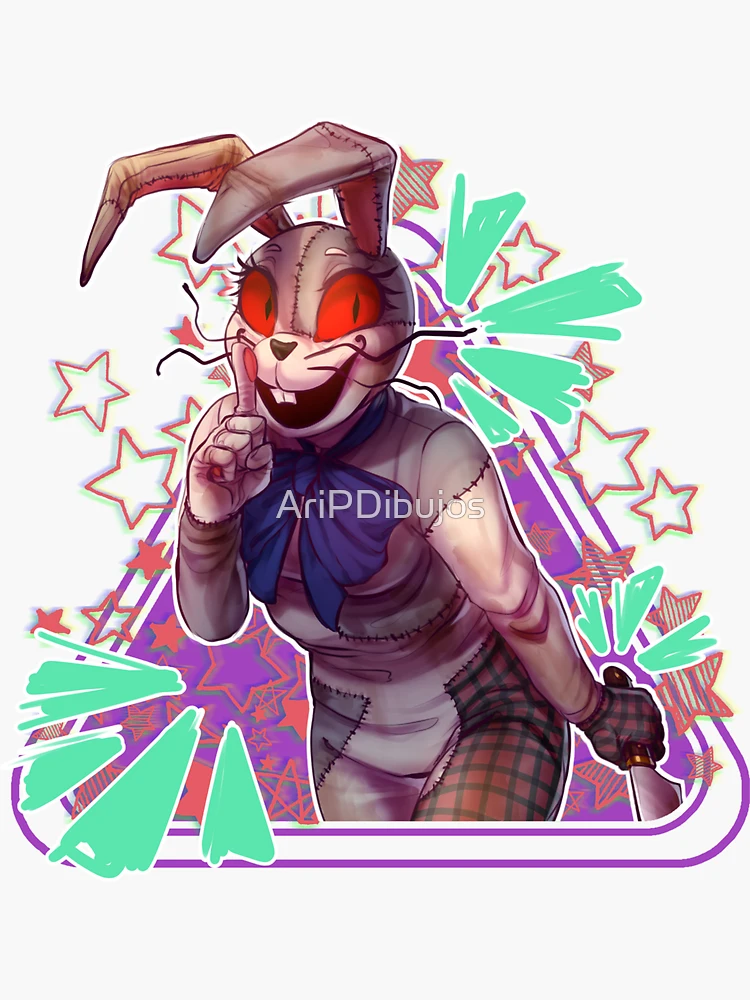 Glitched Vanny Sticker for Sale by BeeSweetPlease