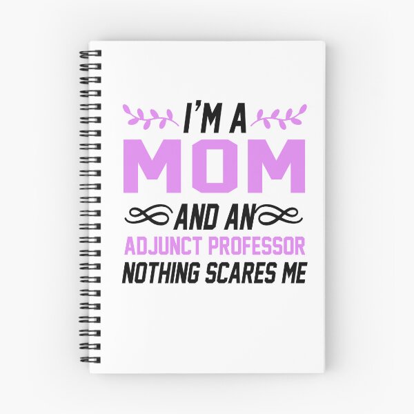 Item preview, I'm A Mom &Amp;Amp; Adjunct Professor Nothing Scares Me T-Shirt - Gift Idea Shirt For Men-Simple Graphic T Shirts-black designed and sold by EagmianPheolea.