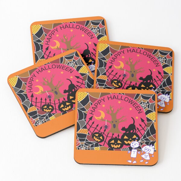 Item preview, HKo and TRobot in Halloween by Hidemi Woods designed and sold by HidemiGoods.