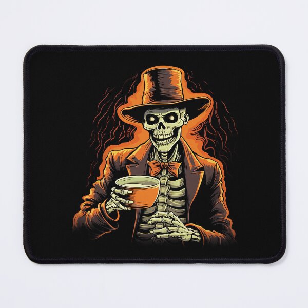 Item preview, Skeleton holding coffee cup - Skeleton Coffee Drinker designed and sold by JansenGS.
