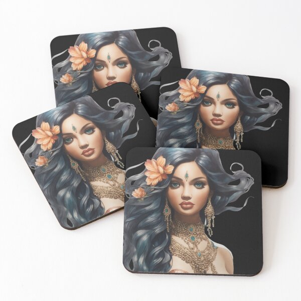 Item preview, Sirenas Sirena de pelo de cuervo designed and sold by SirenasWorld.