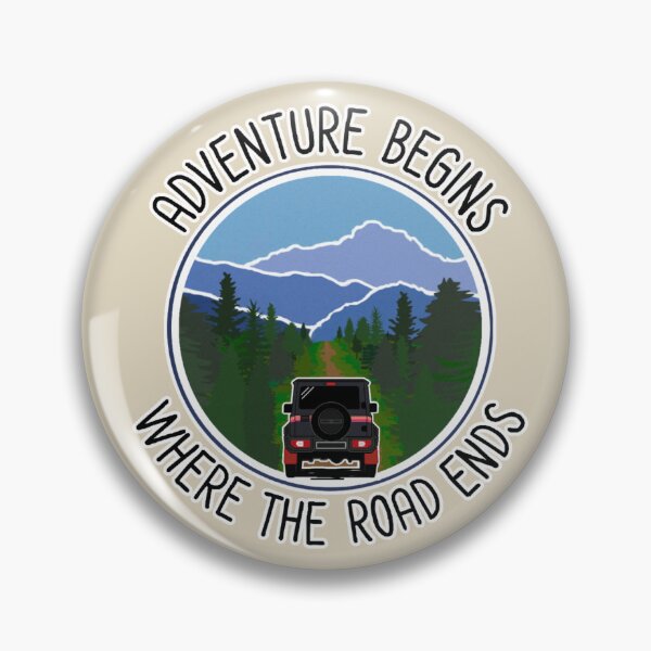 Item preview, Adventure Begins Where The Road Ends ~ Heritage Black Edition   designed and sold by ZookiniYellow.