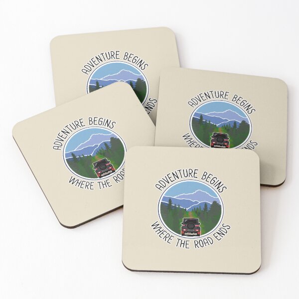 Item preview, Adventure Begins Where The Road Ends ~ Heritage Black Edition   designed and sold by ZookiniYellow.