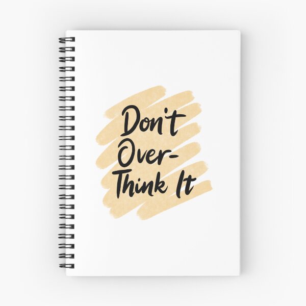 Item preview, Don't Overthink It designed and sold by iameverything.