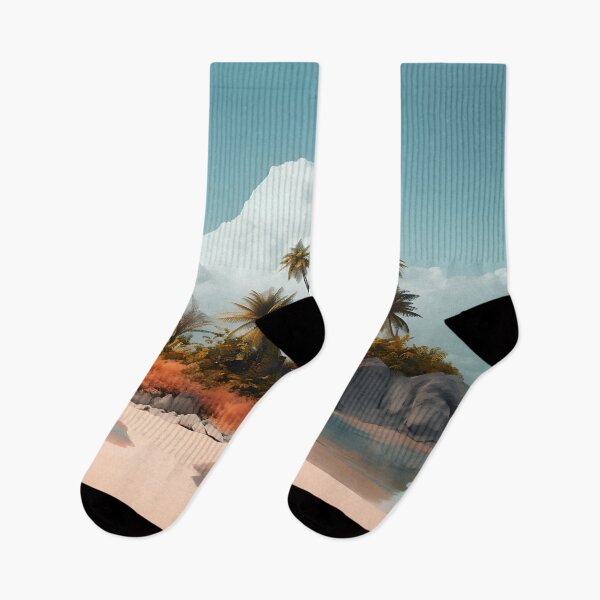 Item preview, Image of a small tropical island in the style of fantastic realism designed and sold by Pflugart.