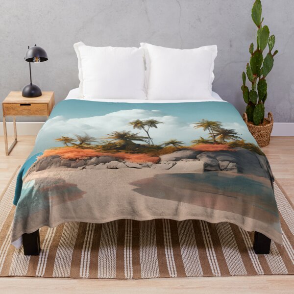 Item preview, Image of a small tropical island in the style of fantastic realism designed and sold by Pflugart.