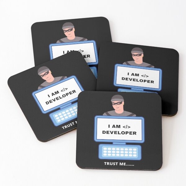 Item preview, I am a Developer Trust me Funny Cyber Security Scammer designed and sold by mkzmerch.