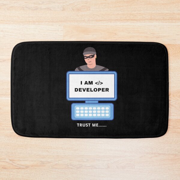 Item preview, I am a Developer Trust me Funny Cyber Security Scammer designed and sold by mkzmerch.