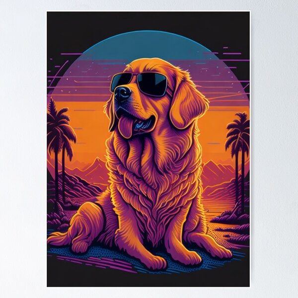 Item preview, Golden Retriever Design designed and sold by CreativityCurve.