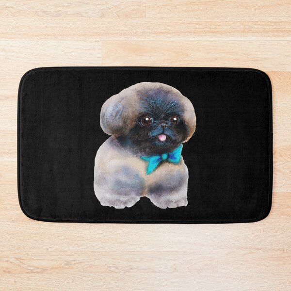 Item preview, Cute Pekingese puppy watercolour painting designed and sold by Funsize-Art.